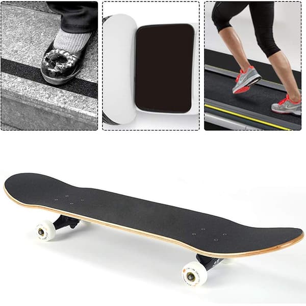80x20cm Selvklæbende Skateboard Griptape Skridsikkert Sandpapir til Skateboard Longboard 1PC