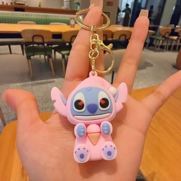 Ny Disney Stitch blind box Eat Some Thing Before SleepTrendy legetøjsfigur mode gavepose vedhæng dekoration nøglering E-NO BOX