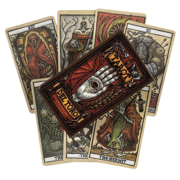 Tatuering Tarotkort Divination Deck Engelska versioner Edition Oracle Board Spela INK Bordsspel för fest TT176