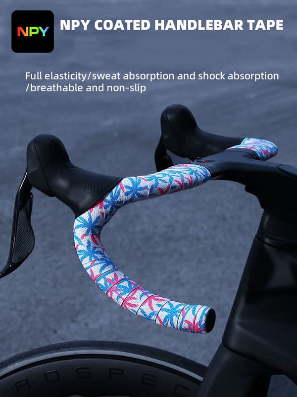 NPY Cherry Blossom 2. generations styrbånd til landevejscykel Blue black
