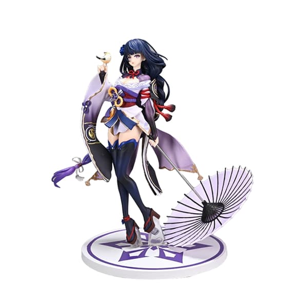 22 cm Genshin Impact Beelzebul figur - vacker flickdocka leksak för samling och prydnadsföremål with box size 23