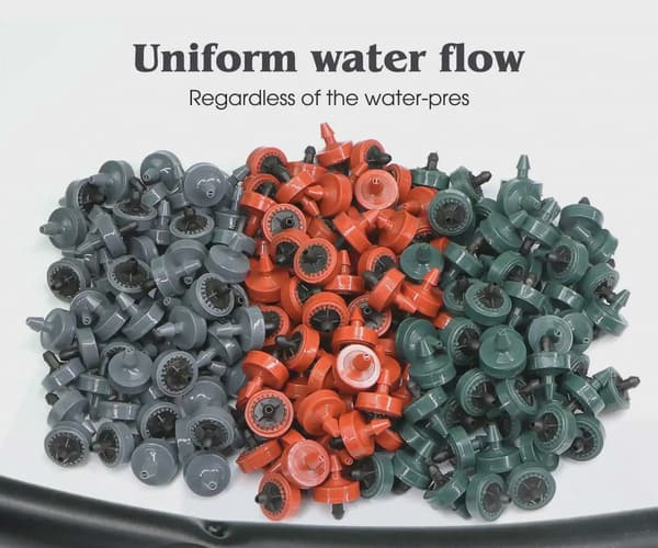 Stabilt flöde trädgårdsbevattningsutsläpp 2L 4L 8L/h vattenregulator droppbevattning växthus droppkoppling tryck automatisk kompensation 30pcs-4L
