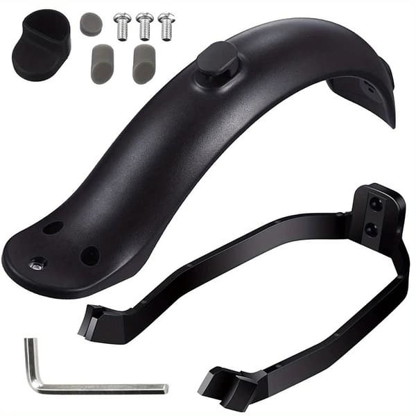 Bakre stänkskärm med bakljus för Xiaomi Mi M365 1S Pro elscooter Black
