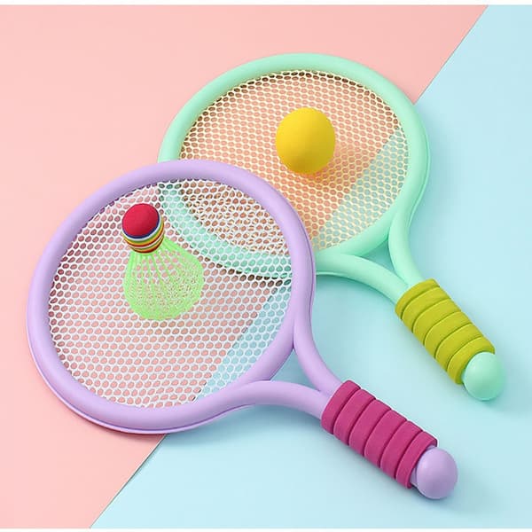 Badmintonracket för barn för utomhuslek - Perfekt för åldrarna 3-12 år Blue