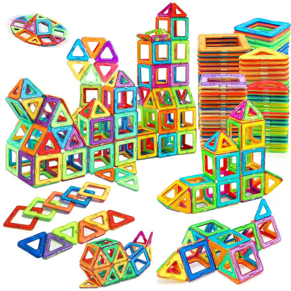 Magnetiske byggeklodser - Medium STEM byggelegetøj til læring og uddannelse Medium Size 40pcs