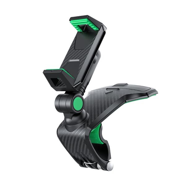Universal Biltelefonholder Stativ Dashboard Clip Mount til iPhone Xiaomi Samsung GPS Gray