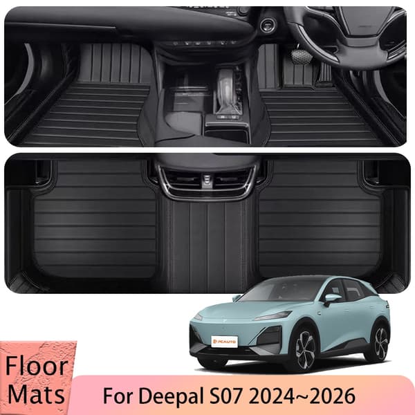 Til Deepal S7 S07 2024~2026 2025 LHD RHD Billædermåtter Ridsefaste tæpper Pude Indvendig beskyttelse Tilbehør Regular Black Size Left-hand drive
