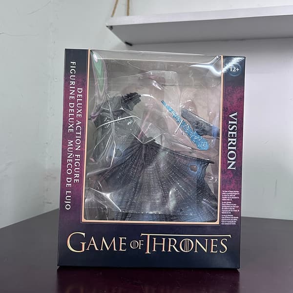 Jon Snow, Night King, Daenerys Action Figures - Viserion & Rhaegal Black Ice Dragon-modeller E Size with box