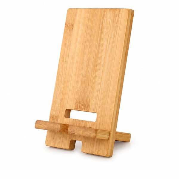 Træbordstelefonholder Lazy Stand Smartphone Opladning Mobil Tablet Support 1pc