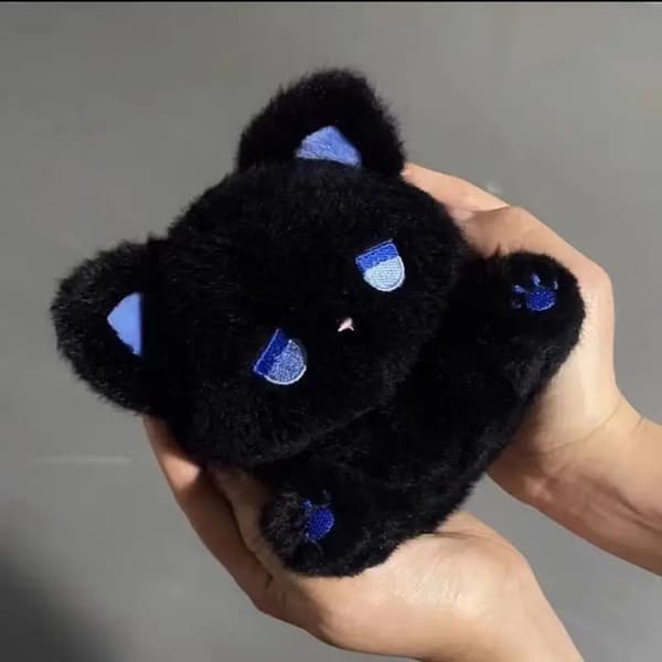 2025 Cute Love Bear plysch kattdocka - perfekt födelsedags- och julklapp för barn Red