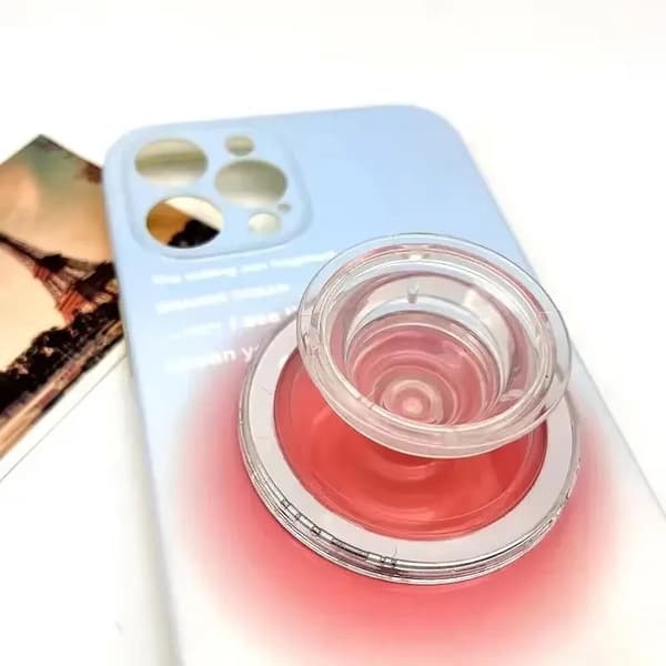 Magnetisk udvidelig ringstativ foldbar telefonholder til iPhone Samsung Xiaomi B