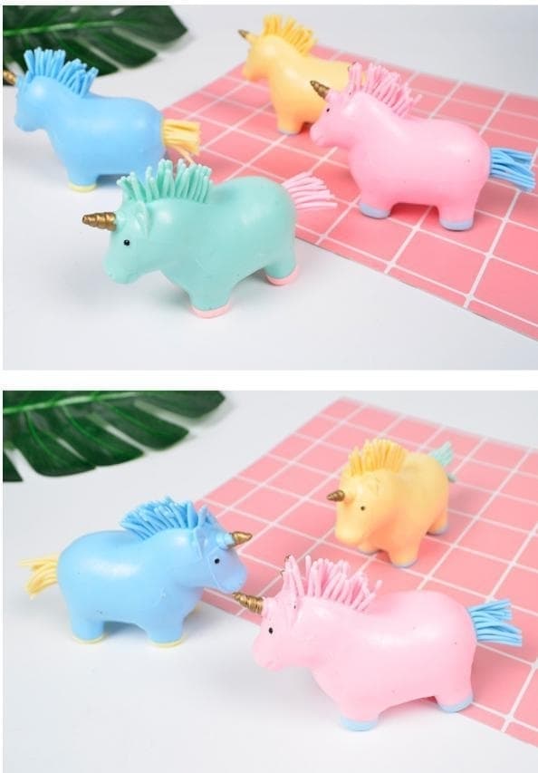 Unicorn Orbeez Anti-stress ball boll fidget toys leksaker Pop it Blue Blå