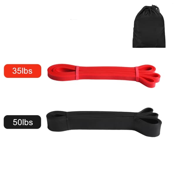 Latex Stretch Resistance Band Expander Elastiska band för Sport Pull Up Assistance Band Hemträning Pilates Gym Utrustning 4PCS A