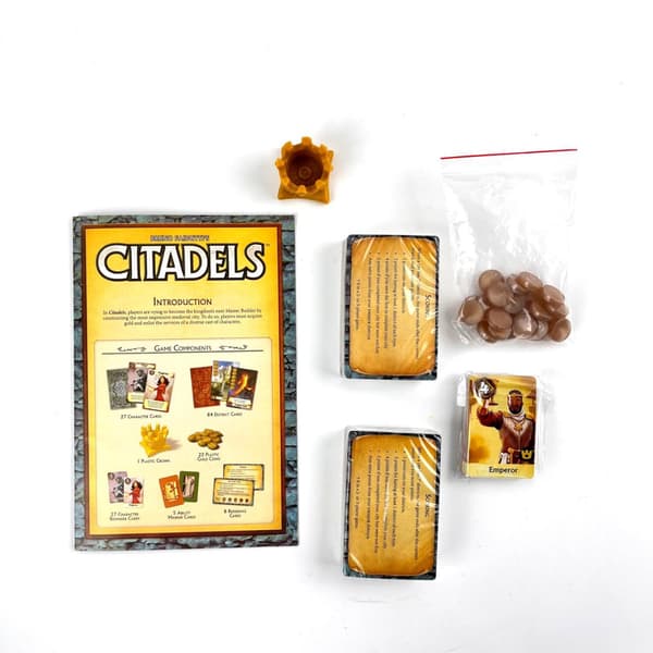 Citadels Revised Edition, Board Game- Master Builder Showdown! , 10+ , 2-8 spillere , 30-60 minutters spilletid Citadels