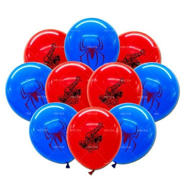 Spider Man Kids Party Balloon Bow - Hyvää syntymäpäivää