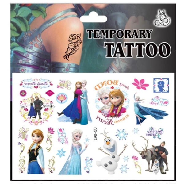 4st Frozen tatueringar Barn tatueringar multifärg