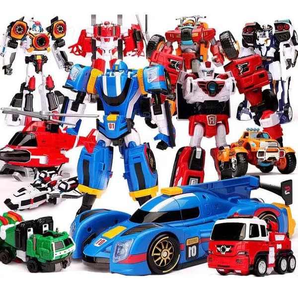 Tobot Galaxy Detectives Master V Ultimate LEON ROVER Transforming Robot Auto Lentokone Toimintahahmo 10 Without Box