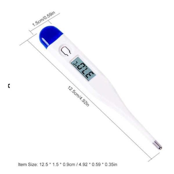 CE certifikat Digital febertermometer LCD-skärm-Febertermometer