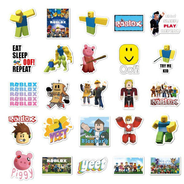 50pcs  Roblox klistermærker