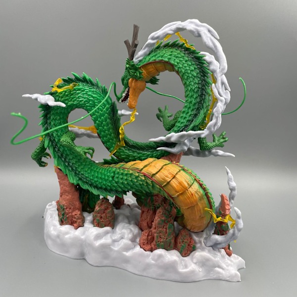 24 cm Dragon Ball Anime Figur Shenron Figur Goku Og Shenron Figur Model Pvc Statue Dukke Samling Værelse Legetøj Gaver no box