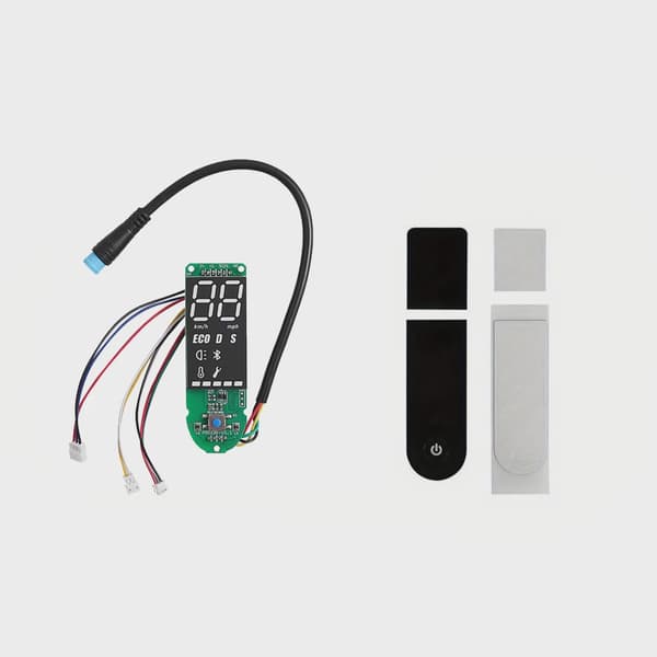 Xiaomi M365/PRO Scooter Moderkort Kontrollenhet BT Digital Display Bromsspak Gaspedal Ljus Set D