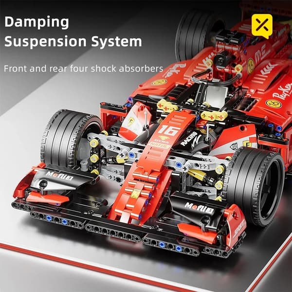 RC Racing Car Building Blocks - High-Tech fjärrkontroll modell leksak för barn - Perfekt julklapp Static models
