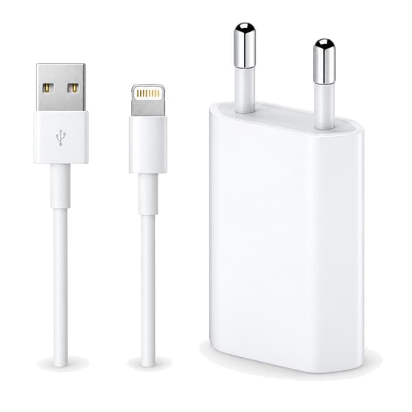 4st USB-adapter lightning-kabel Laddare för Apple iPhone
