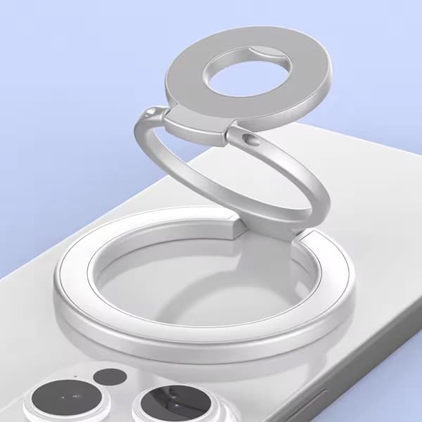 MagSafe dobbeltsidet magnetisk telefonringholder, foldbar stativ, grebbeslag til iPhone L8