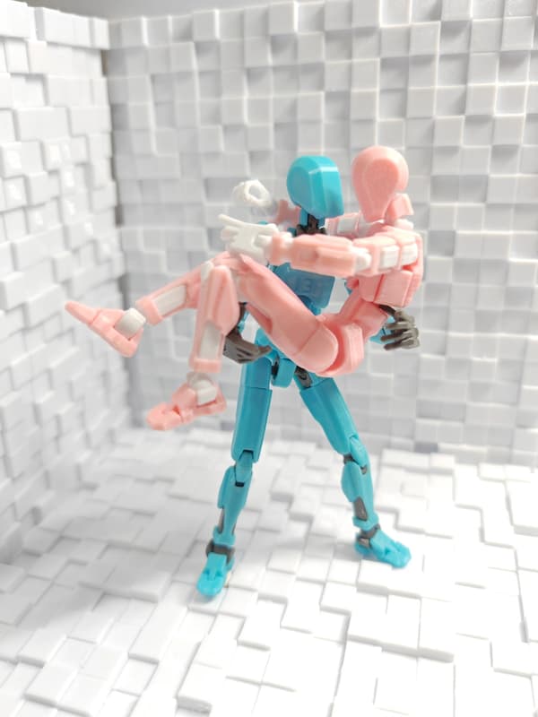 Titan 13 Action Figurer T13 Figur 3D Printed Multi-Jointed Movable Lucky 13 Action Figur Nova 13 Action Figur Dummy GRAY