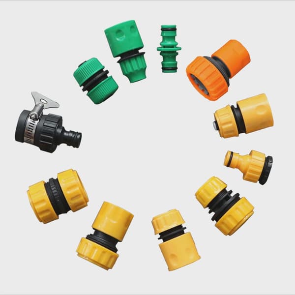 Havetilbehør Udendørs 3/4 Haveslangeadapter til bil Lynkobling Reparationsslangeforbindelse Haneforbindelse Rørfittings 1/2 Single 1I2 Hose(K)