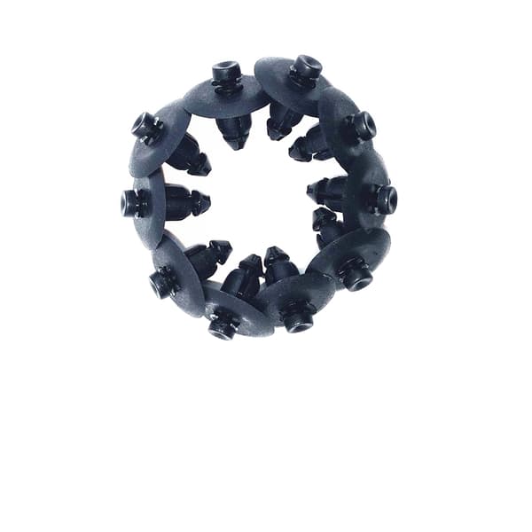Bildörrsnäppklämmor för Chrysler 300C Sebring Compass Plastfästen 50Pcs Black