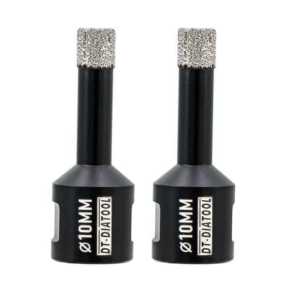 2-delt M14 Dia 6/8/10/12 mm tør diamantborehoveder keramiske fliser hulsav bor granit marmor 2 pcs  10 mm