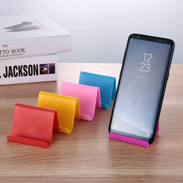 Telefonholder til mobil, smartphone, tablet, skrivebordsmontering, bærbar mobiltelefonholder til iPhone 14 13 Rose red