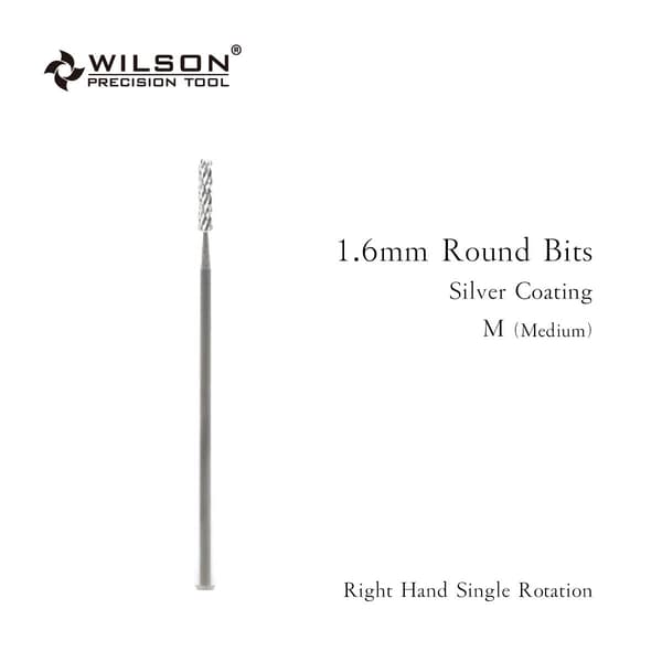 WILSON Runde Bits Negleborehoveder til Gelfjerning - Manicureværktøj 2pcs C 1340079