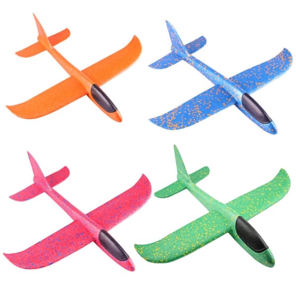 49 cm handkastfria glidflygplan skummodell EPP Breakout-flygplan partyspel barn utomhuskul presentleksaker för barn 49CM Blue