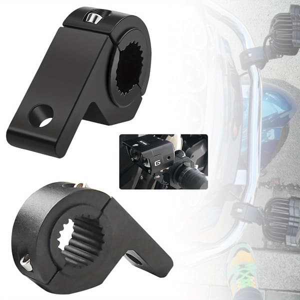 Motorcykel LED-strålkastare Monteringsfäste Klämma för Offroad-ljusramp 1pc