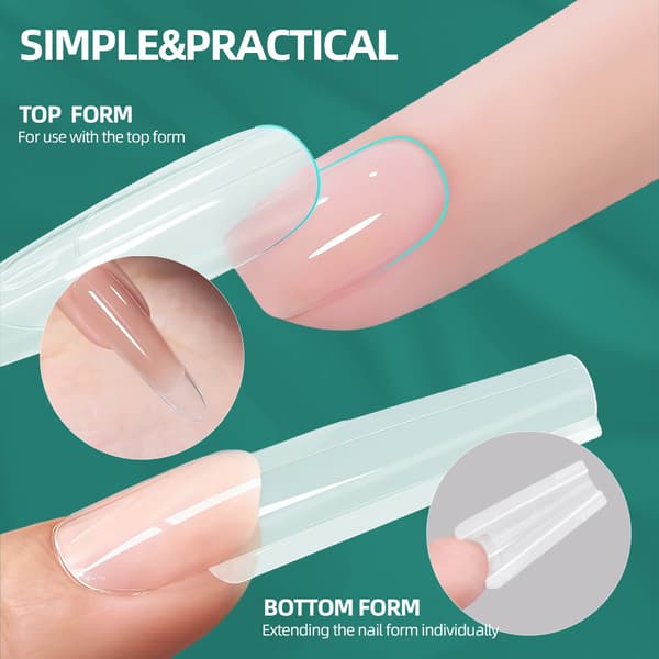 Nailpop Dual Forms Extension Nagellack Gel Sandwich System Kit 70/140 st SWT-005-70