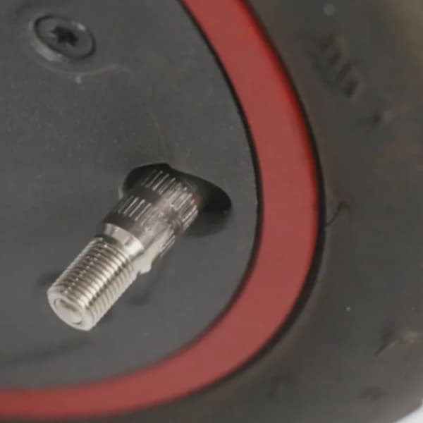 Förlängningsluftventil för Xiaomi M365/1S/Pro/Pro2 Mi3 Max G30 Uppblåsbart munstycke för framhjul silver39mm