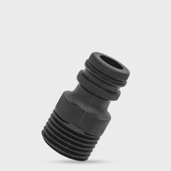 2 stk. BSP gevindskåret haneadapter havevandslange hurtig rørforbindelse universal slangeforlængertilbehør black-5pcs