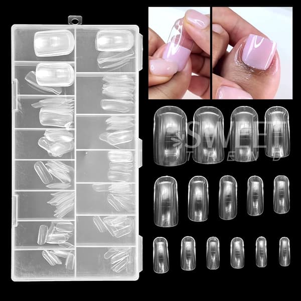 120/150 st Dual System Nagelforms Set för Akrylförlängning S513