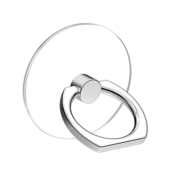 Transparent 360° roterende telefonholder stativ fingergreb støtteben universal til iPhone D