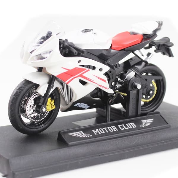 1:18 Hem Barn Plast Bildekor Terrängfordon Samling Kontorsmodell Leksak Gjuten Motorcykel Simulering Bärbar CC047-E