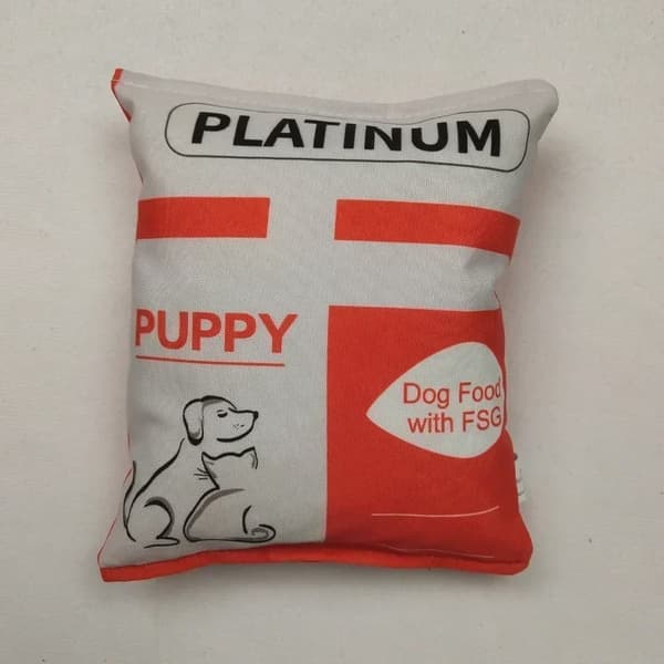 Sjove hundelegetøj med kartoffelchipspose, plys, pibefoder til små, mellemstore hunde, interaktivt pibefoder til hvalpe, tyggelegetøj 5