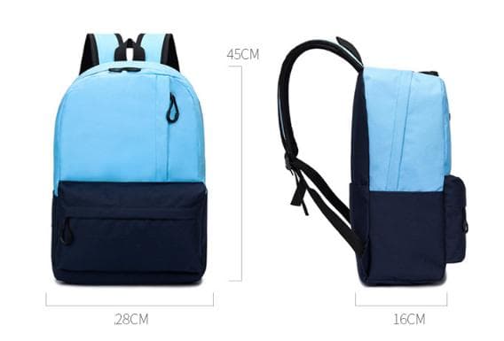 TIK-TOK Backpack - waterproof school bag with USB and Headphone jack Pink