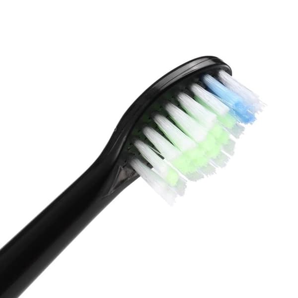 4st mustaa Philips-Sonicare-yhteensopivaa hammasharjaspäätä