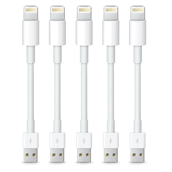 5-Pack 1M -Lightning laddare för iPhone