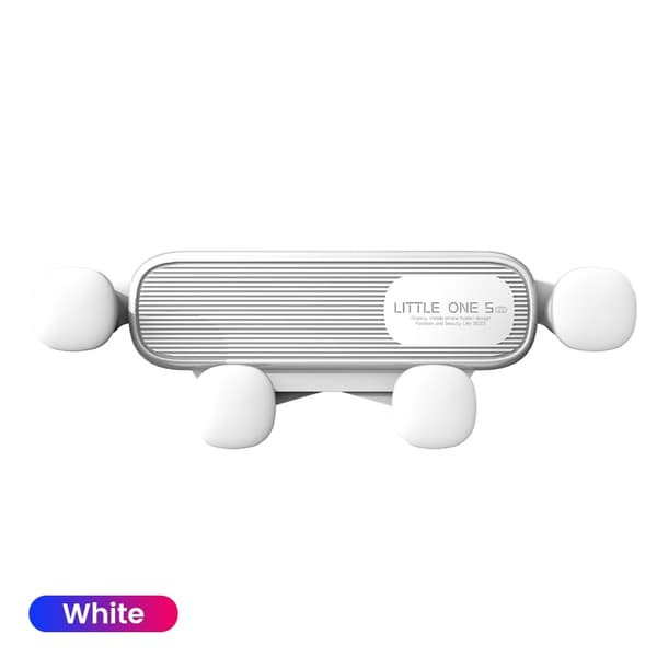 Gravity Biltelefonholder Luftventilmontering Universal Mobilstativ til iPhone 13 12 Xiaomi GPS BLACK