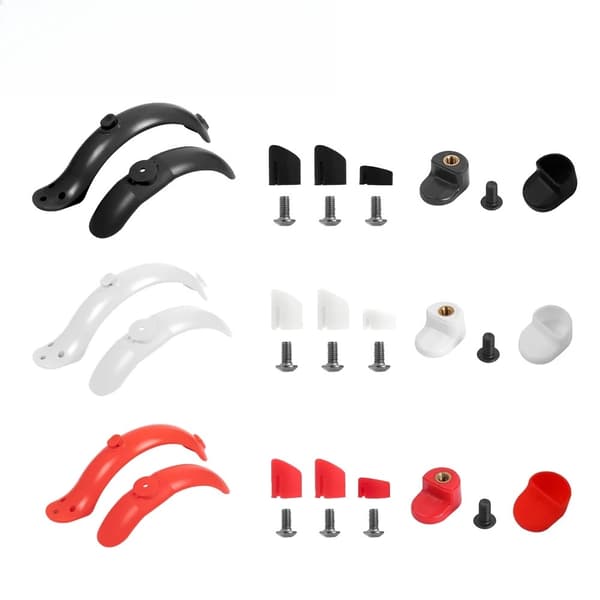Elscooter Fram Bakskärm Krok Dammplugg Silikonskydd för Xiaomi M365 Pro 2 white dust plug