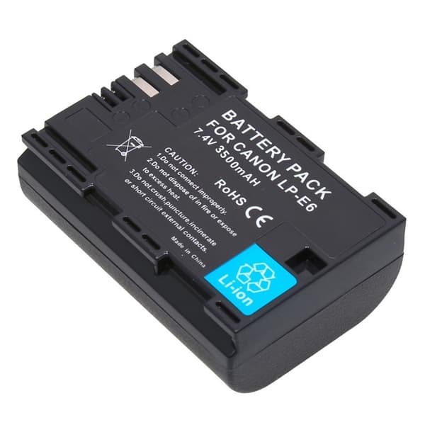3500mAh LP-E6 LPE6 E6N kamerabatteri til Canon-kameraer til EOS 5D Mark II 2 III 3 6D 7D 60D 60Da 70D 80D 90D DSLR til EOS 5DS 5Pcs