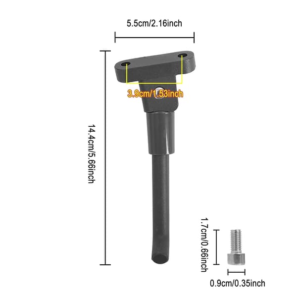 Xiaomi M365/Pro sähköpotkulaudan jalustan pidike black